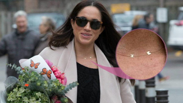 Meghan Markle in Public with Prince Harry’s Necklace