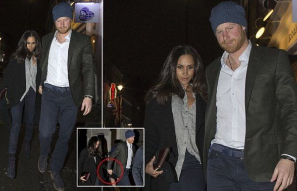  Prince Harry and Meghan Markle photographed holding hands in London