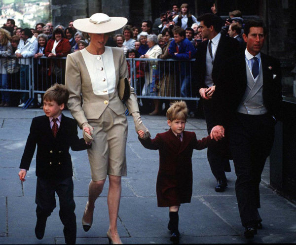 princess Diana and her boys