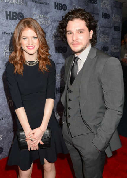Kit Harington and Rose Leslie March 2013