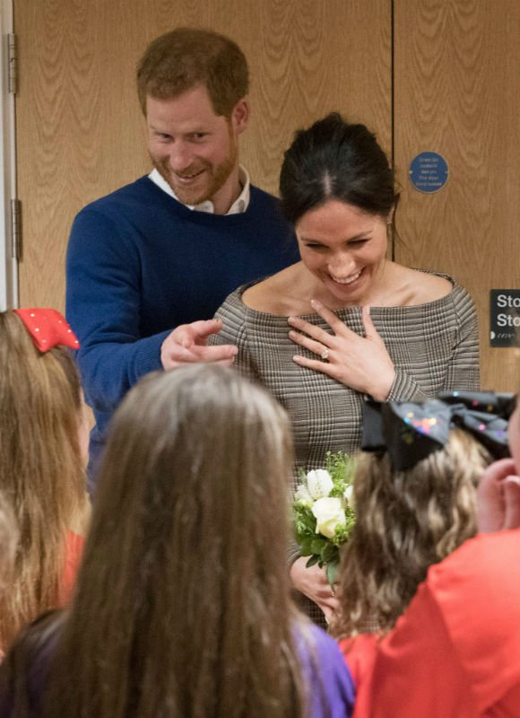 Meghan Markle visited Cardiff on their first official visit to Wales