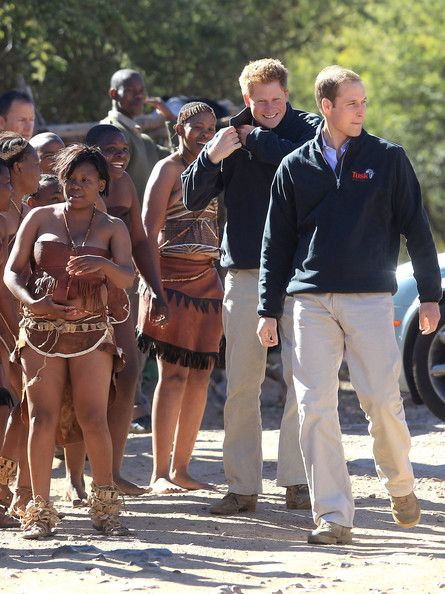 Prince William and Prince Harry in Botswana