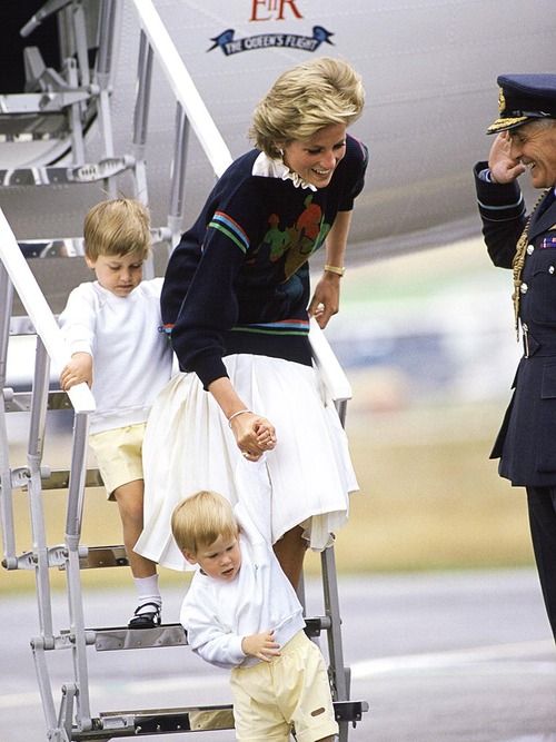 Diana Insisted They Fly With Their Father