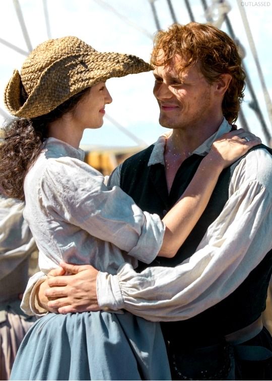 Jamie And Claire At Sea