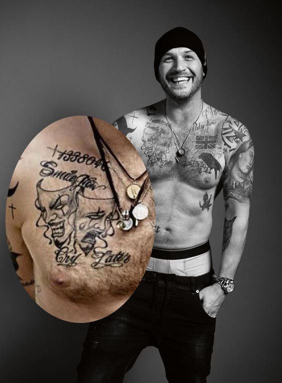 Tom Hardy Tattoos