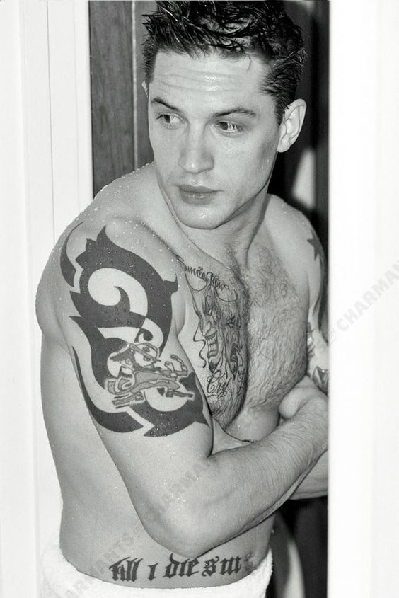 Tom Hardy leprechaun tattoo