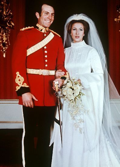 Princess Anne and Captain Mark Phillips