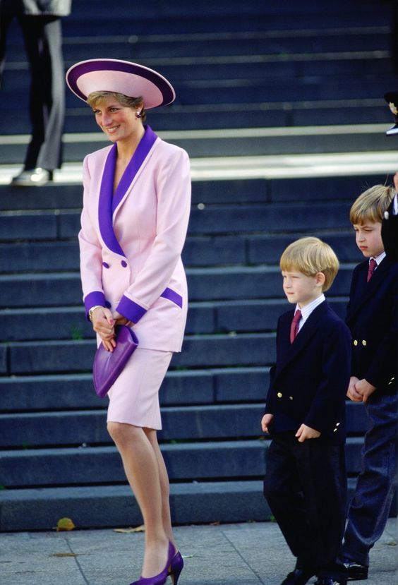 Princess Diana, Prince Harry, and Prince William