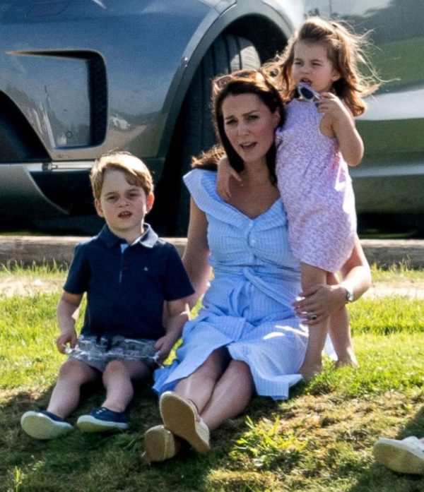 Kate Middleton, Prince George of Cambridge and Princess Charlotte