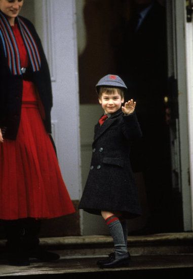 Prince William first day in school