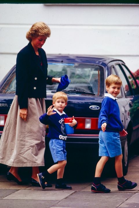 Photos of Prince William and Prince Harry's Childhood