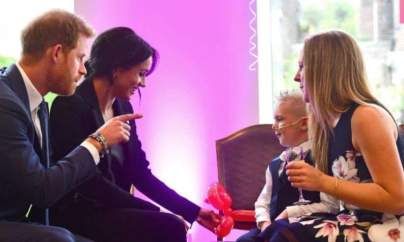 Prince Harry and Meghan Markle Make at the WellChild Awards
