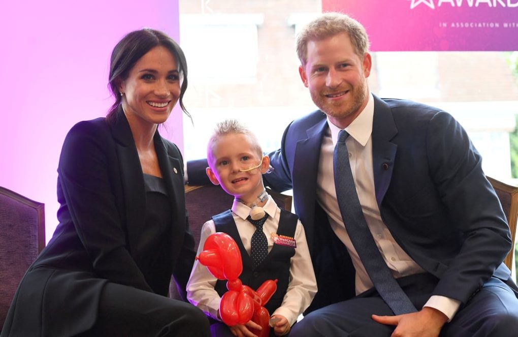 Prince Harry and Meghan Markle Make at the WellChild Awards