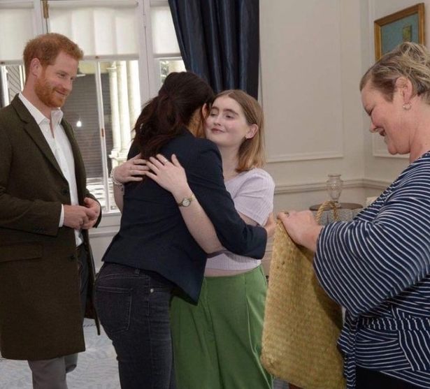 Prince Harry and Meghan met Eva McGauley in New Zealand