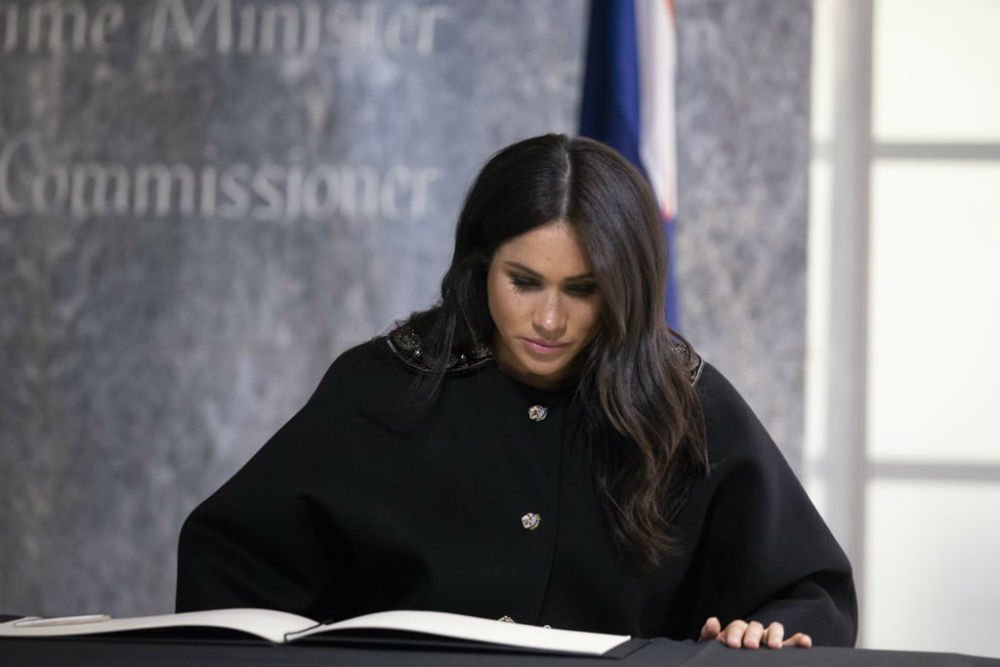 Meghan Visit To New Zealand House In London 
