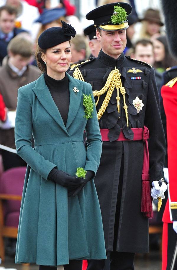 William and Kate celebrating St. Patrick's Day in 2013