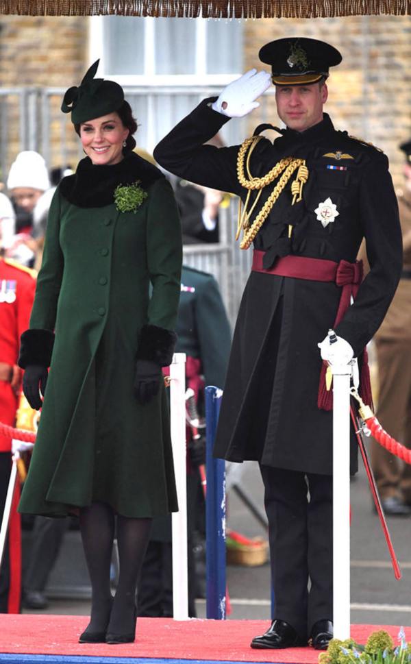 William and Kate celebrating St. Patrick's Day in 2018