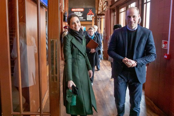 prince william and kate middleton visit Blackpool Tower 2