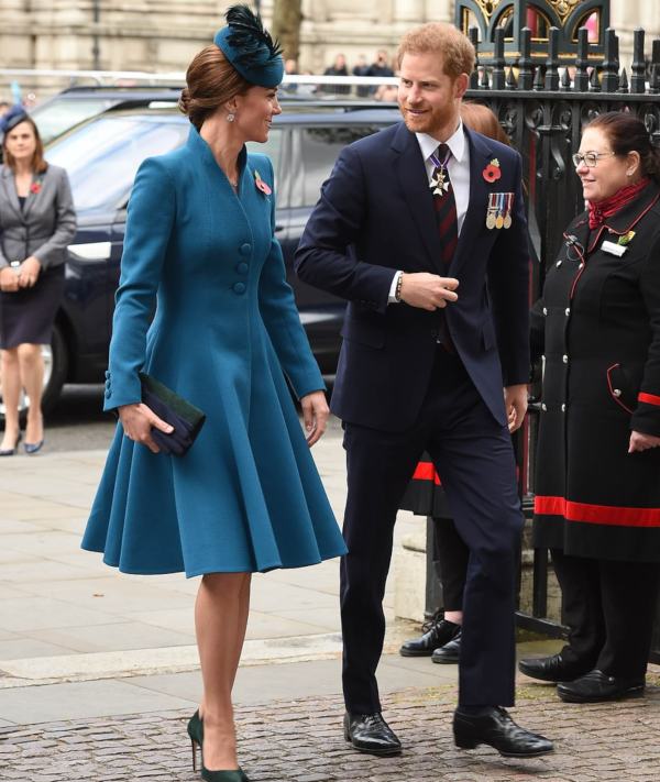 Prince Harry And Kate Reunite For Anzac Day Service