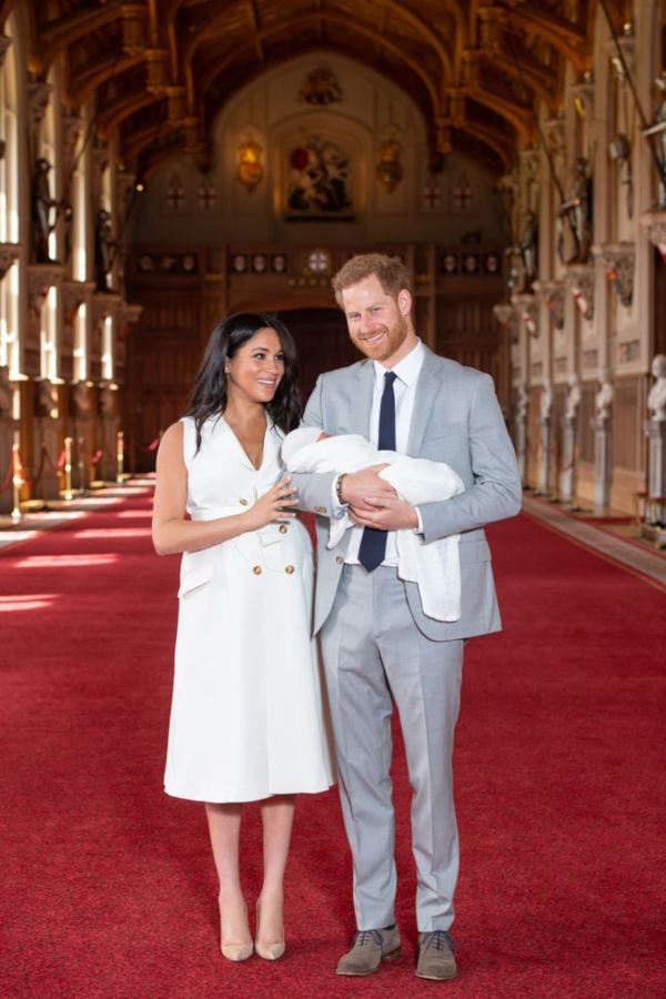 Harry And Meghan Introduced Their Newborn Son At Windsor Castle