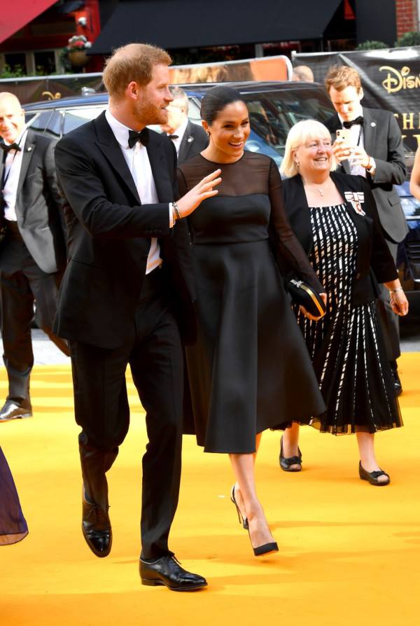 Harry And Meghan Make Their Red Carpet Debut At The Lion King Premier