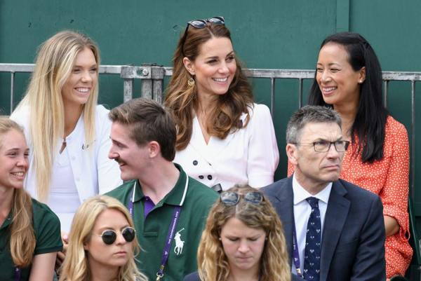 Kate Stuns In White As She Arrives At Wimbledon