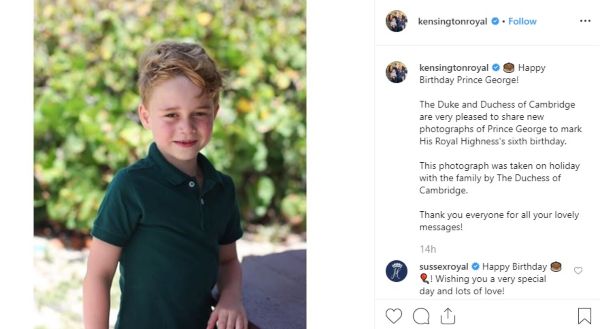 Uncle Harry And Aunt Meghan’s Sweet Birthday Message For George