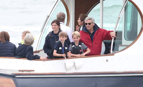 George And Charlotte Cheer On Mom And Dad In The King’s Cup Regatta 