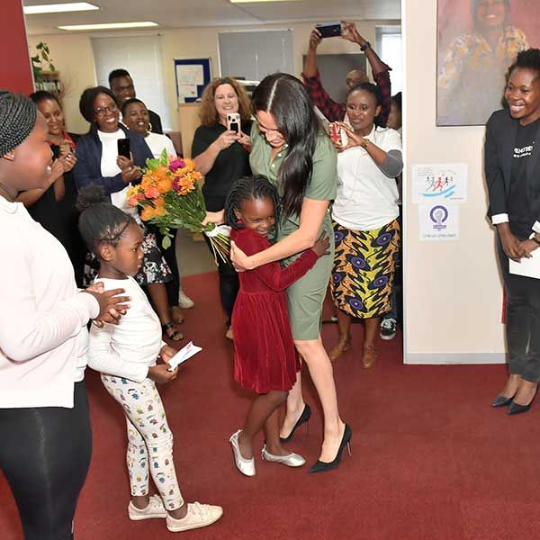 Meghan visit's to ActionAid