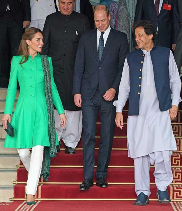 Prince William And Kate Meet Pakistan Prime Minister Imran Khan
