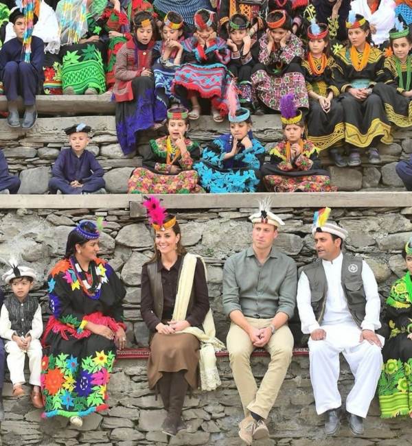William And Kate Arrive For Last Engagement Of The Day In Kalash Valley