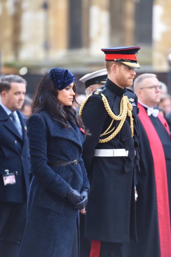 Harry And Meghan Lay Crosses At Field Of Remembrance