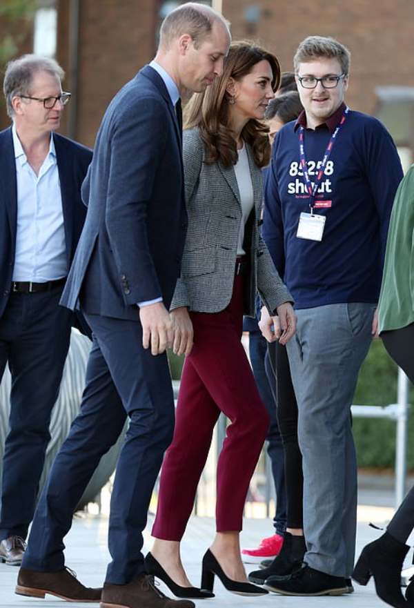 William And Kate Step Out To Support Mental Health Text Support Service