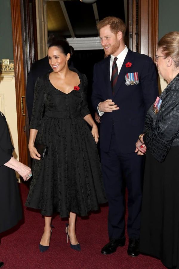 William, Kate, Harry And Meghan Arrive At Festival Of Remembrance