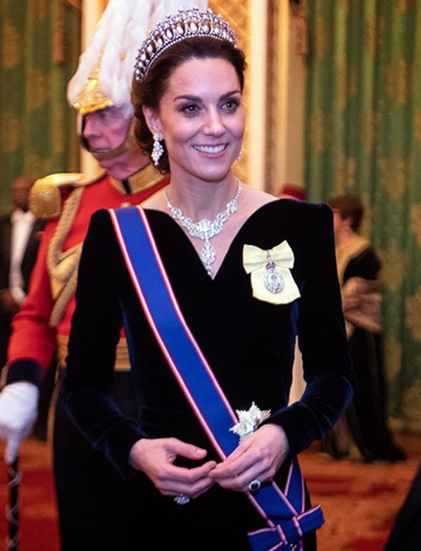 Kate Debuted A New Diamond Ring At Buckingham Palace Reception
