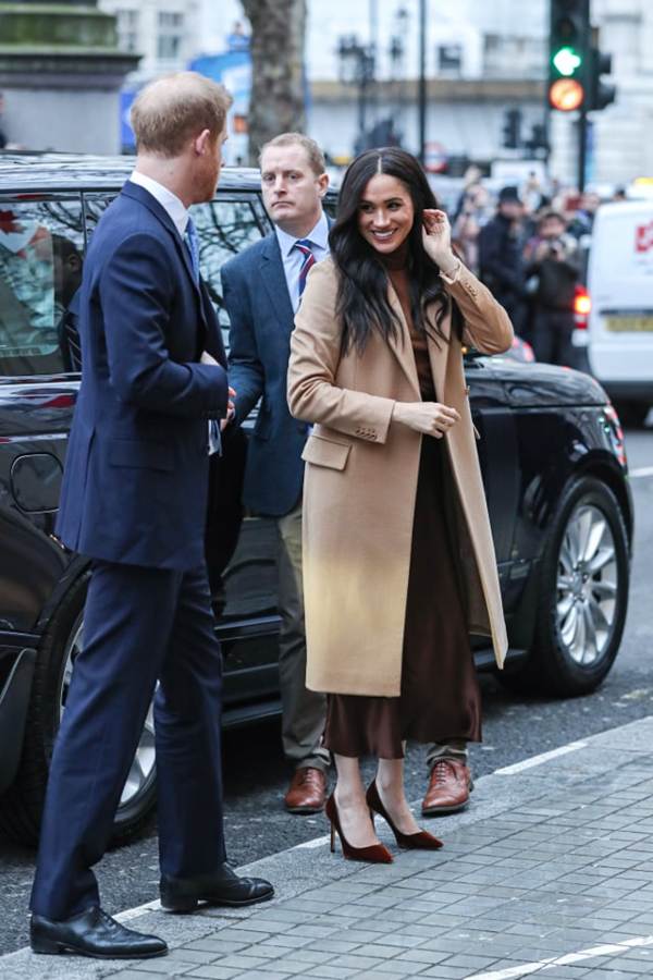 Harry And Meghan Back At Royal Duties With A Visit To Canada House