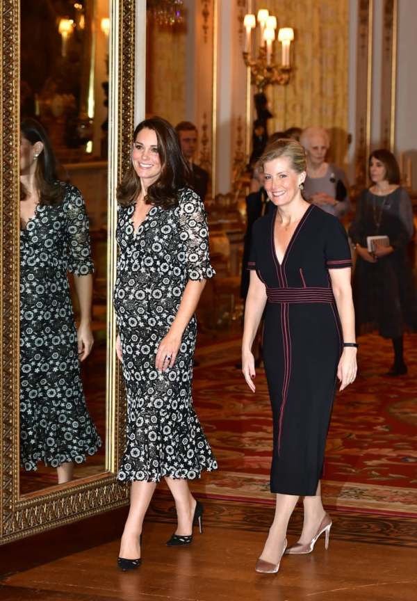 Kate and Sophie Buckingham Palace
