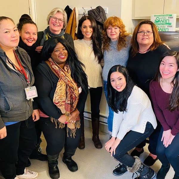 Meghan stopped by the Downtown Eastside Women's Centre in Vancouver