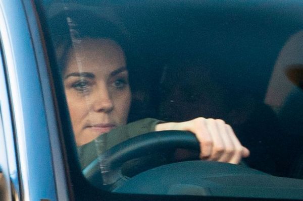 Prince Louis Pictured Arriving At Kensington Palace With Mom Kate