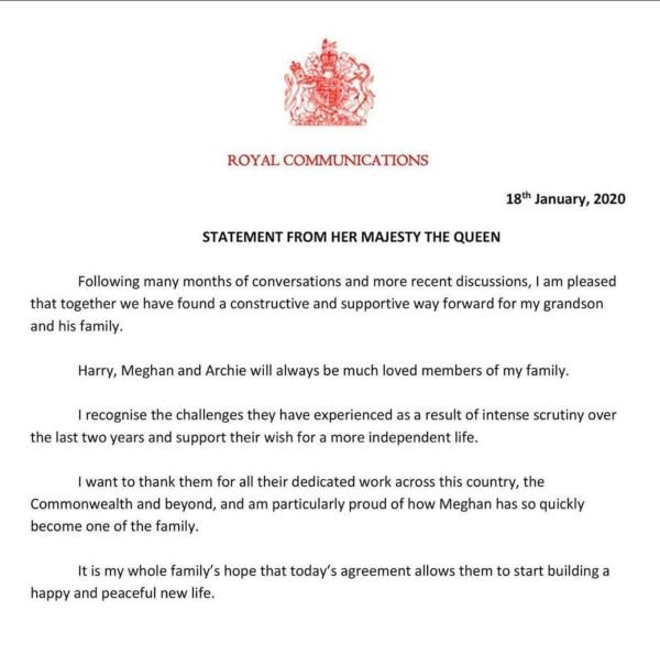 The Palace Revealed Harry And Meghan Will No Longer Use HRH Titles