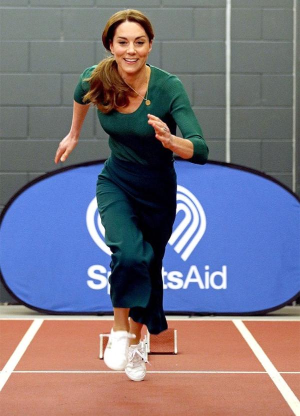 Duchess Kate Showed Off Athletic Skills At SportsAid Event