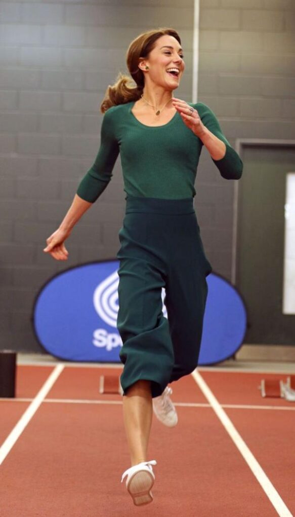 Duchess Kate Showed Off Athletic Skills At SportsAid Event