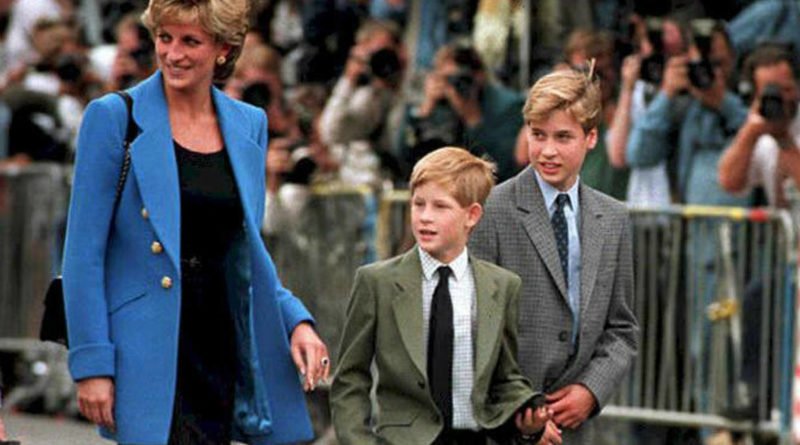 Diana and her boys
