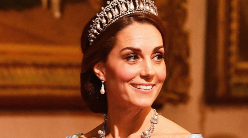 Kate Middleton wears Cambridge Lover's Knot tiara