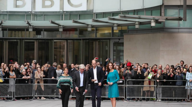 Kate and William at the BBC