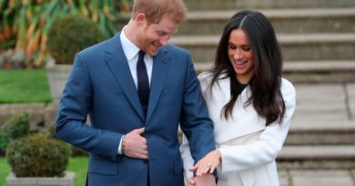 Meghan and Harry touch ring