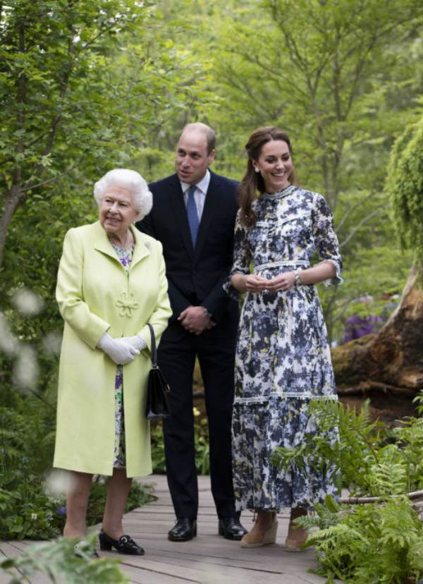 Kate Got Tons Of Support From William, The Queen And The Rest Of The Royals At Chelsea Flower Show