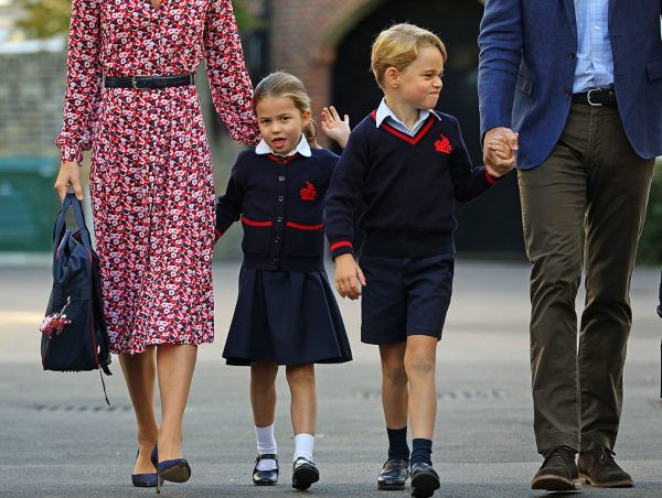 Princess Charlotte Arrived For First Day Of School At Thomas's Battersea