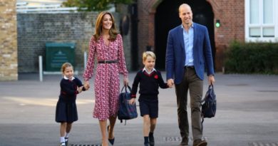 Princess Charlotte Arrived For First Day Of School At Thomas's Battersea