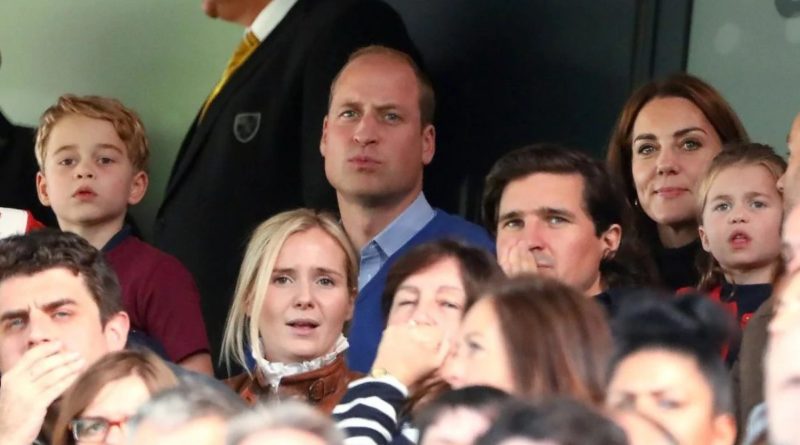 William And Kate Take George And Charlotte To Cheer On Aston Villa